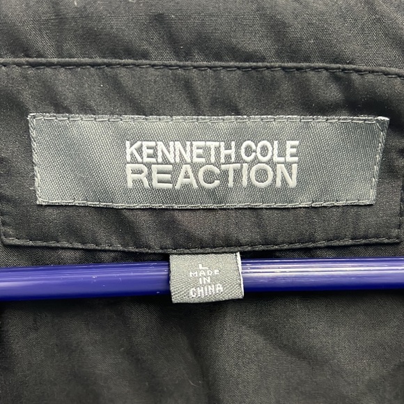 KENNETH COLE REACTION black zip up - Picture 4 of 5